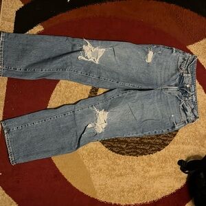 Curvy OG loose ripped jeans